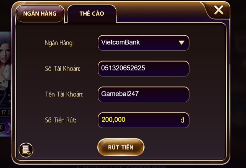 Rút tiền siêu tốc nếu làm đúng theo hướng dẫn của Game Bài Đổi Thưởng Mới