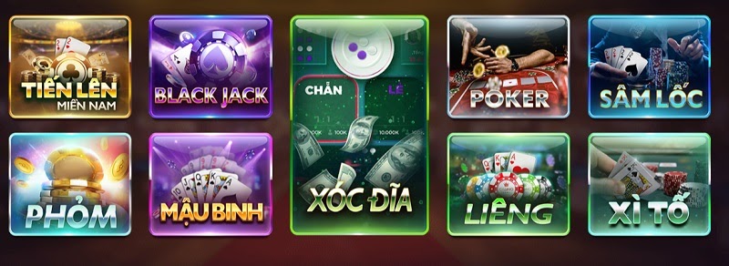 Thể loại game bài đổi thưởng đa dạng và đặc sắc của cổng game Macau Club