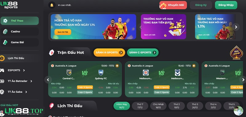 UK88 - Nhà cái thể thao - Sòng bài Casino uy tín nhất 2023